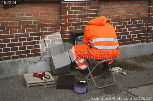 Image of Phone worker