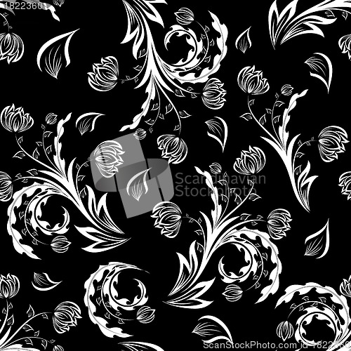 Image of seamless floral pattern