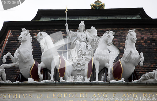 Image of Vienna - Roof top Sculpture at Hofburg Palace