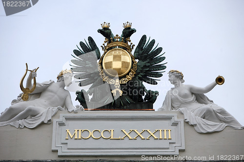 Image of Vienna - Roof top Sculpture at Hofburg Palace