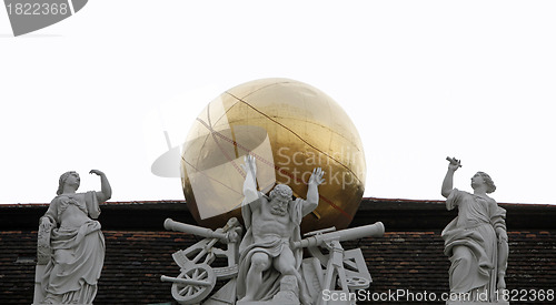Image of Atlas, supporting the celestial globe