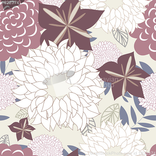 Image of seamless floral pattern