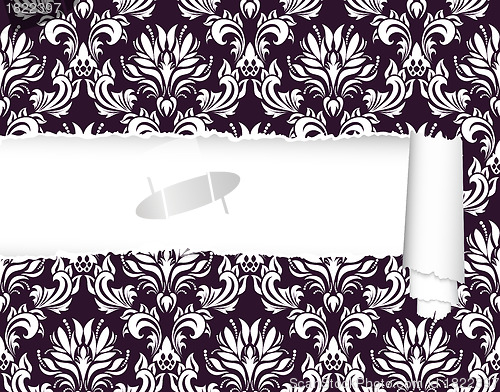 Image of Damask seamless vector pattern