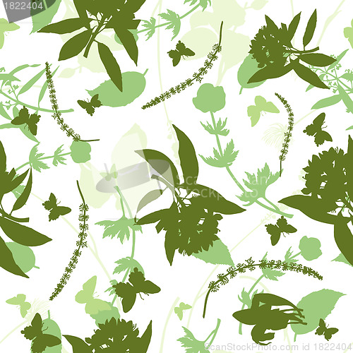 Image of seamless floral pattern