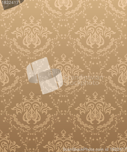 Image of seamless damask pattern