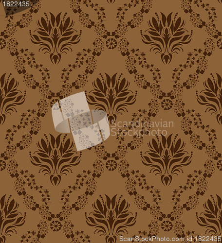 Image of seamless damask pattern