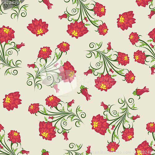 Image of seamless floral pattern