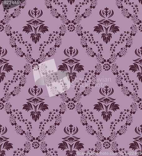 Image of seamless damask pattern