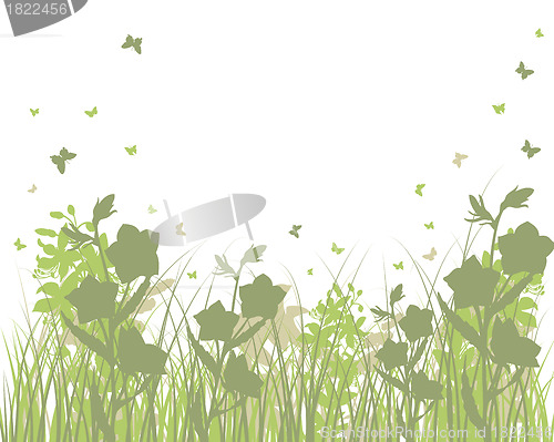 Image of meadow silhouettes