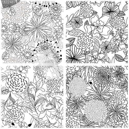 Image of seamless floral pattern