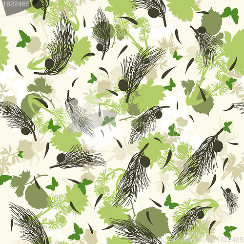 Image of seamless floral pattern