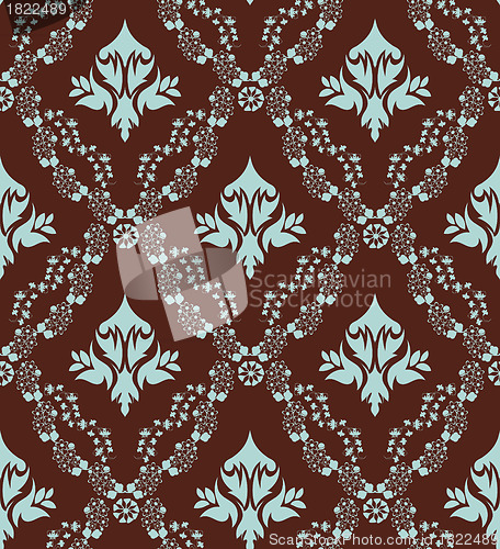 Image of seamless damask pattern
