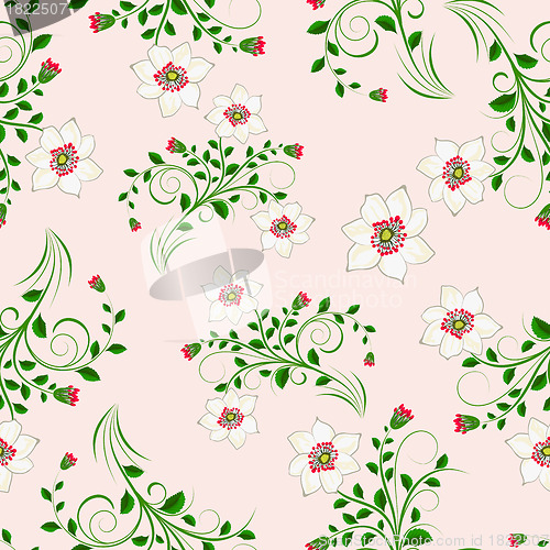 Image of seamless floral pattern
