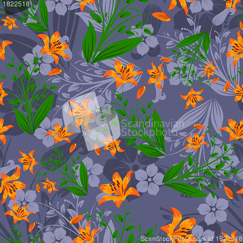 Image of seamless floral pattern