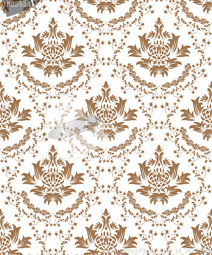 Image of seamless damask pattern