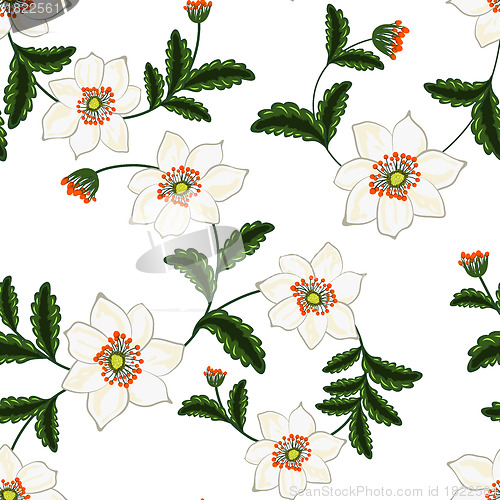 Image of seamless floral pattern