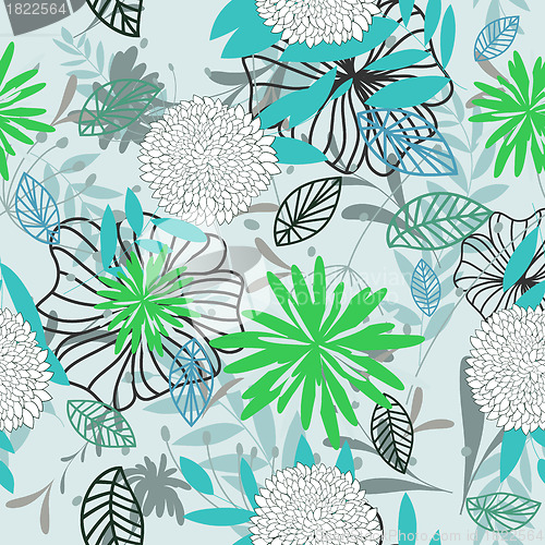 Image of seamless floral pattern