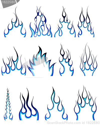 Image of fire pattern set
