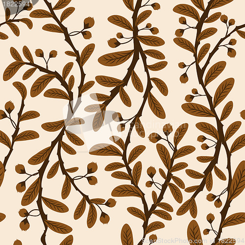 Image of seamless floral pattern