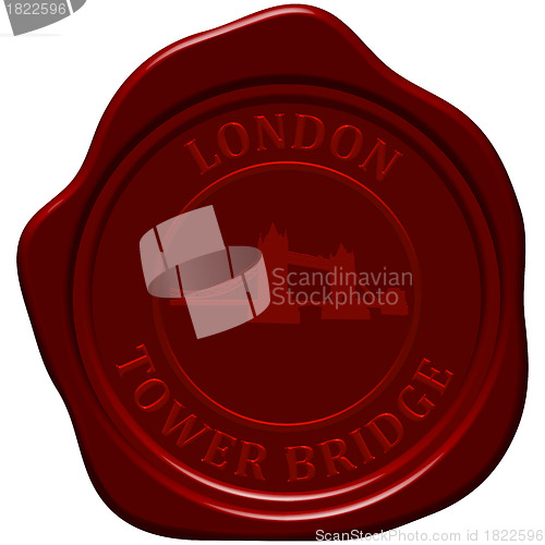 Image of tower bridge seaaling wax