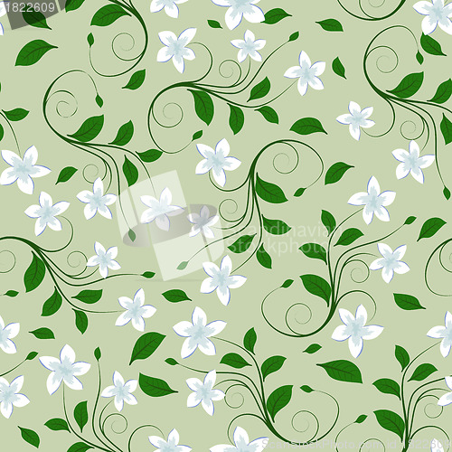 Image of seamless floral pattern