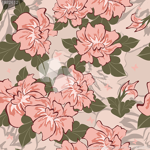 Image of seamless floral pattern