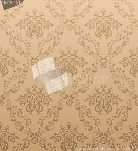 Image of seamless damask pattern