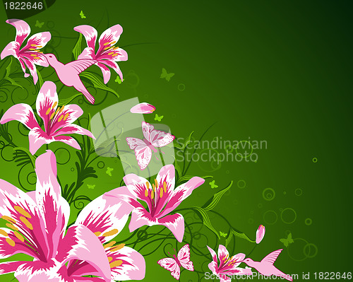 Image of floral frame