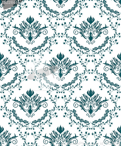 Image of seamless damask pattern