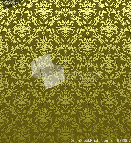 Image of seamless damask pattern