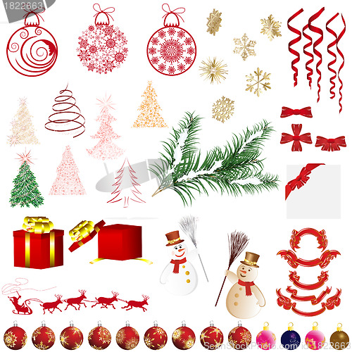 Image of Christmas elements