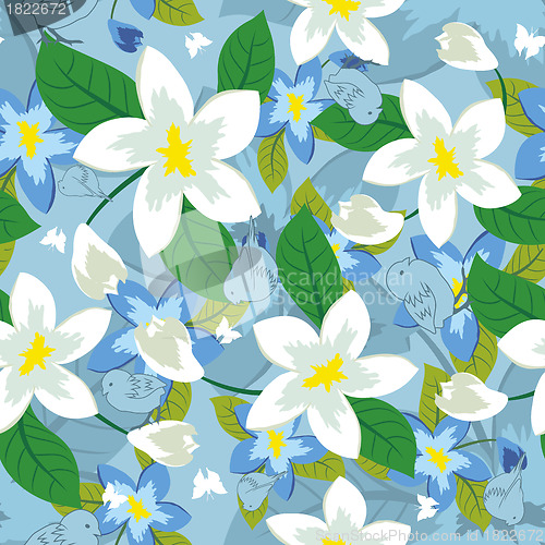 Image of seamless floral pattern