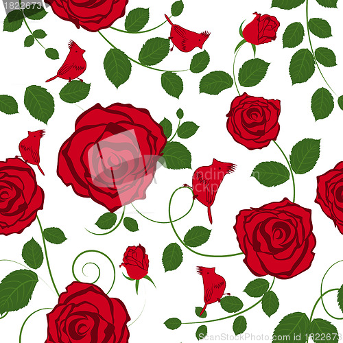 Image of seamless floral pattern