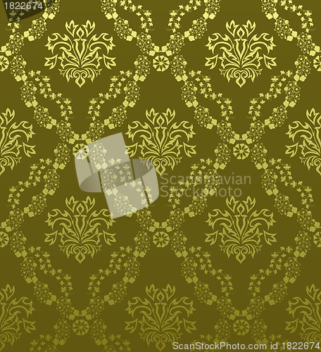 Image of seamless damask pattern