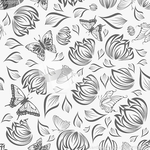 Image of Seamless floral pattern