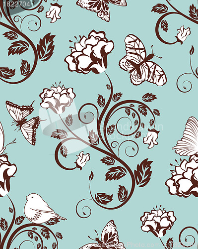 Image of Seamless floral pattern