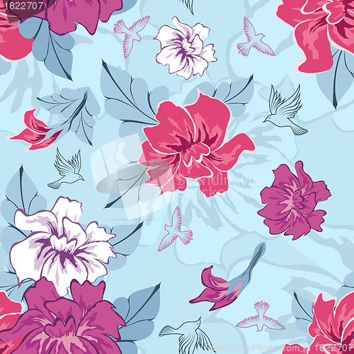 Image of seamless floral pattern