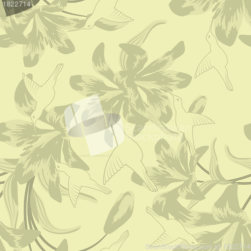 Image of seamless floral pattern