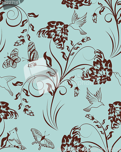 Image of Seamless floral pattern