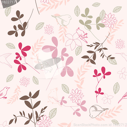 Image of Seamless floral pattern