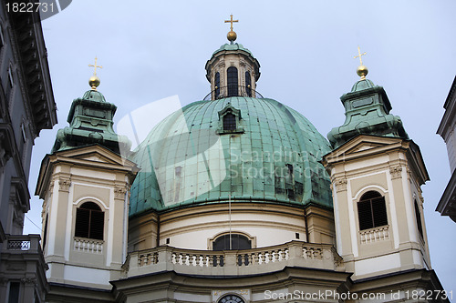 Image of Vienna, Austria - famous Peterskirche 
