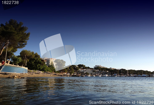 Image of Beach shot with boat