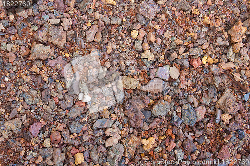 Image of Background from rubble and slag