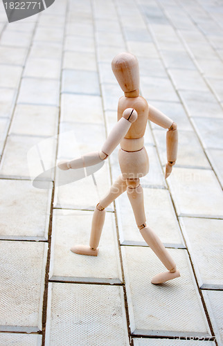 Image of Wooden little man