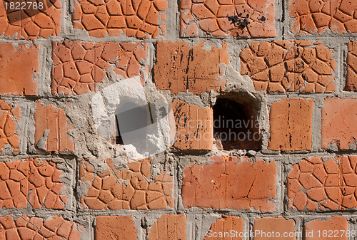 Image of Background from an old brick wall