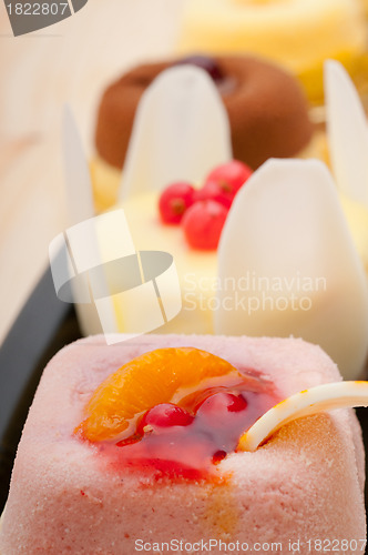 Image of fresh berry fruit cake