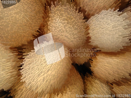 Image of Brown round background