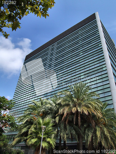 Image of Modern office highrise building