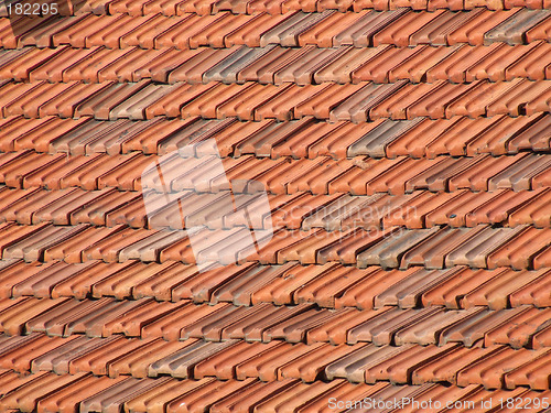 Image of Roof tiles background