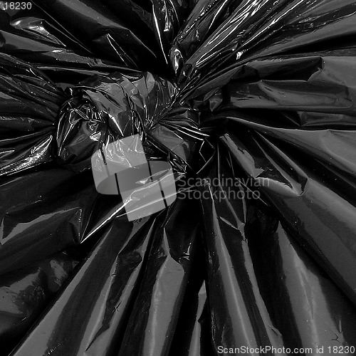 Image of Plastic Garbage Bag Detail